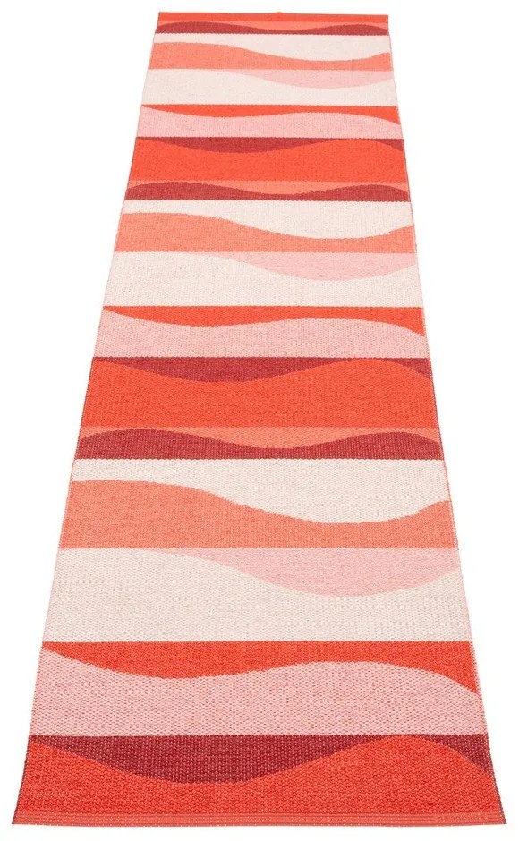 Czerwony chodnik odpowiedni na zewnątrz 70x300 cm Urvi Fire – Pappelina