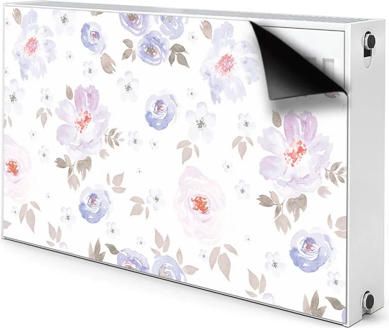 Magnes dekoracjny na kaloryfer Pastelowe kwiaty