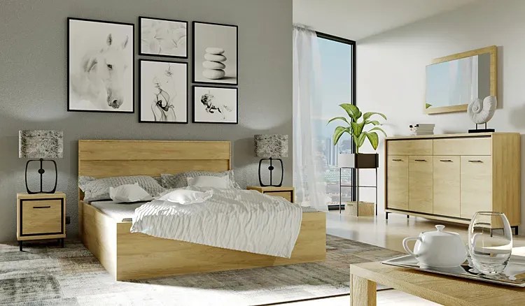Stolik kawowy hikora naturalna B8-B98