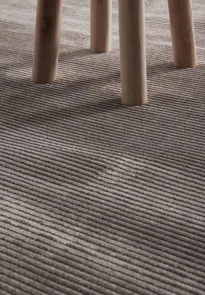 Dywan nowoczesny Perles paseczki antracytowo-kremowe 200 cm x 280 cm