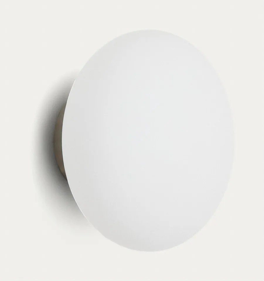 Biało-czarny kinkiet ø 15 cm Bamila – Kave Home