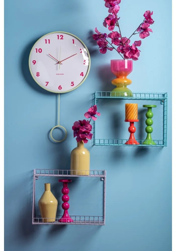 Fioletowa wielopoziomowa stalowa półka 40 cm Reja – PT LIVING