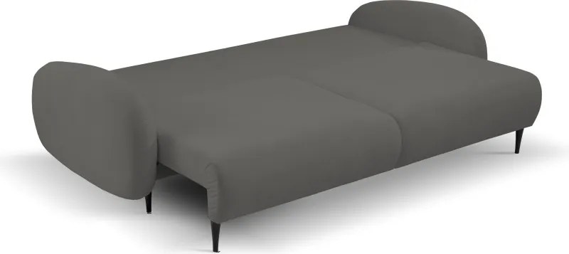Sofa SOFT z funkcja spania i pojemnikiem CIEMNY SZARY RUN AGAIN 90