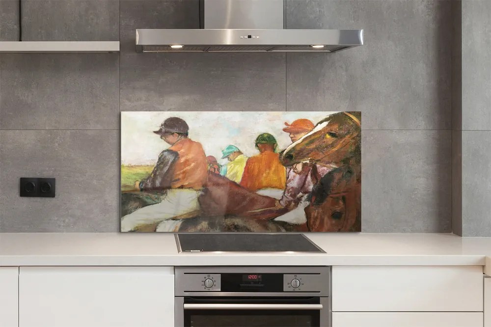 Panel nad Blat Kuchenny Dżokeje - Edgar Degas
