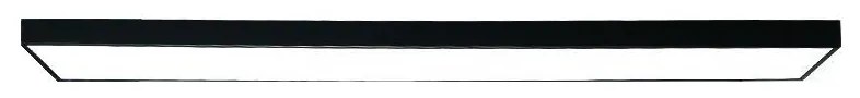 LED Plafon LED/32W/230V 4000K 120x13 cm czarny