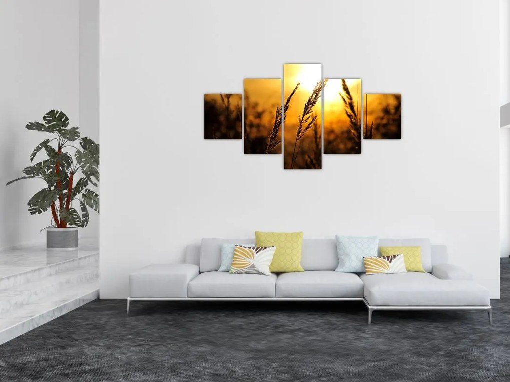 Obraz zachodzącego słońca (125x70 cm)