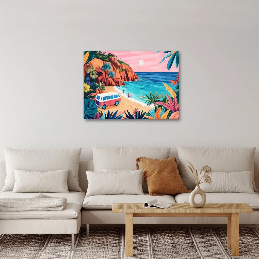 Obraz - Karawan nad oceanem (70x50 cm)