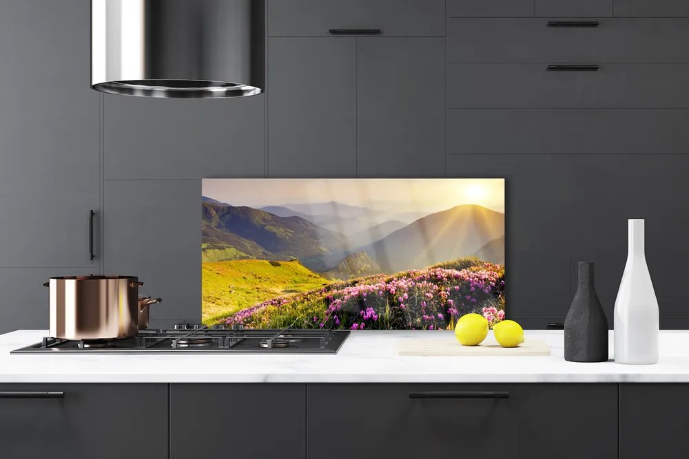 Panel Szklany Panorama Górskiej Hali