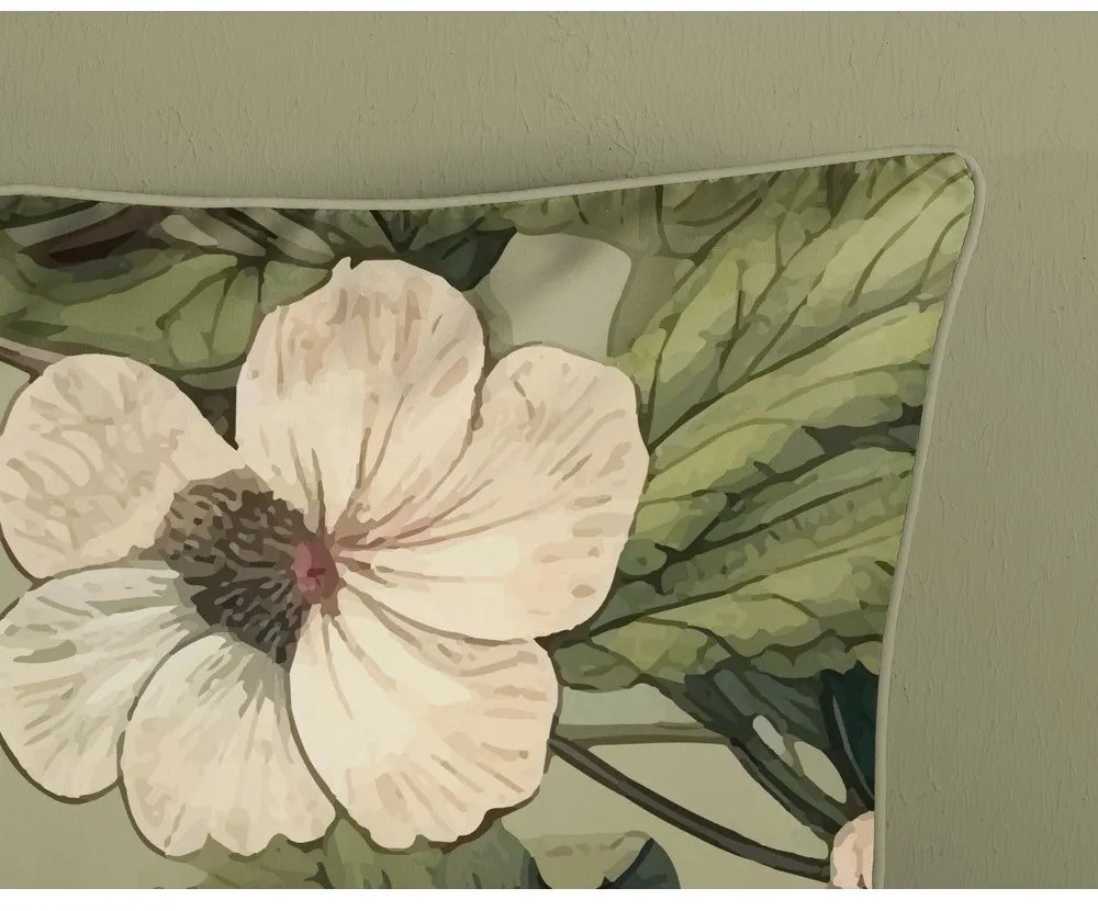 Pościel jednoosobowa z satyny bawełnianej w kolorze khaki 140x220 cm Onaz – Descanso