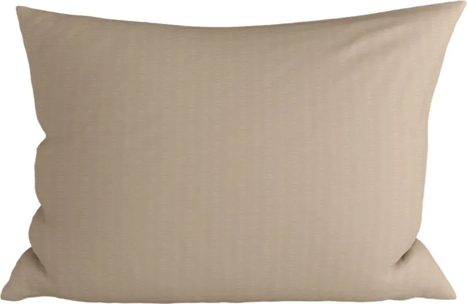 Krepa poszewka na poduszkę DENYX BLEND 70x90 cm jasnobrązowy