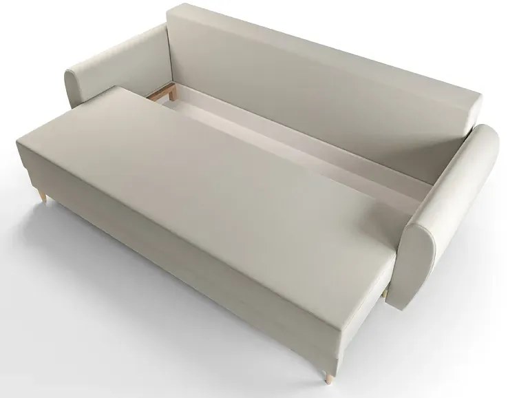 Beżowa sofa rozkładana W4-F40