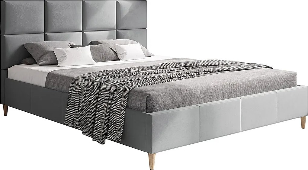 Dwuosobowe łóżko z zagłówkiem 180x200 G2-S69