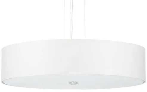 Biały minimalistyczny okrągły żyrandol - EX699 W0-T84