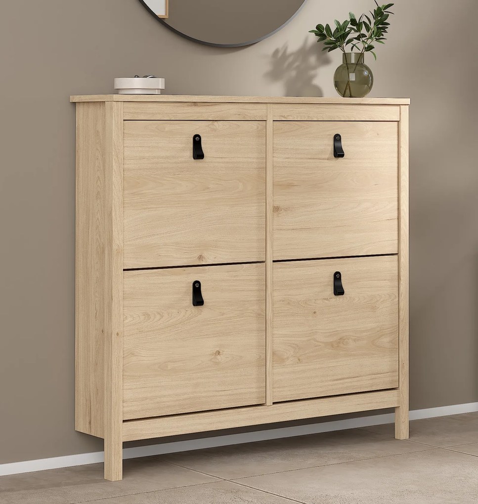 Szafka na buty Madrid z 4 półkami, jackson hickory