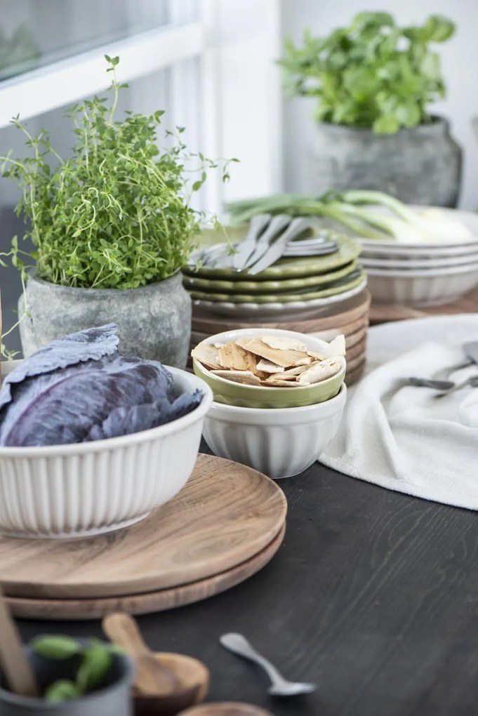 IB Laursen Cermaiczna miska kremowa MYNTE BUTTER CREAM