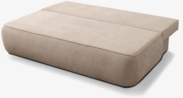 Sofa z Funkcją Spania ARVETO Beżowa Szenil Nowoczesna