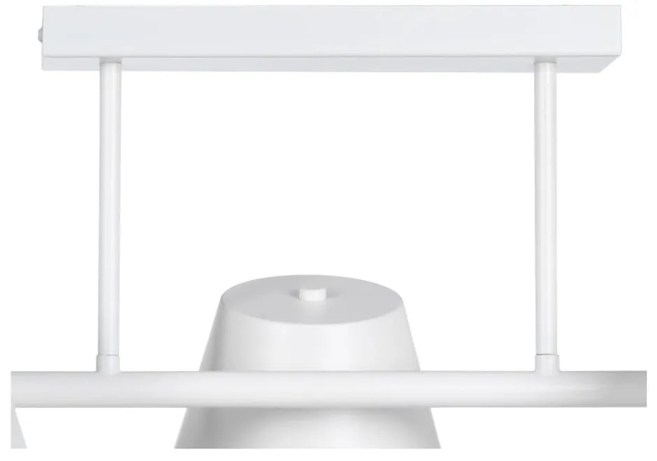 Biała lampa sufitowa 38x62,5 cm Simplico – Ixia