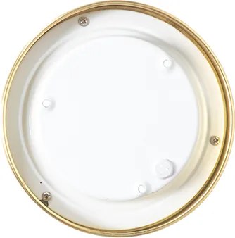 Nowoczesna lampa sufitowa złota 18 cm IP44 - Yuma