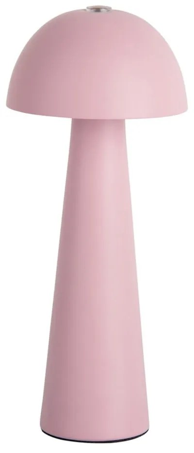 Różowa lampa stołowa LED (wysokość 16,5 cm) Mini LED Dome – Leitmotiv