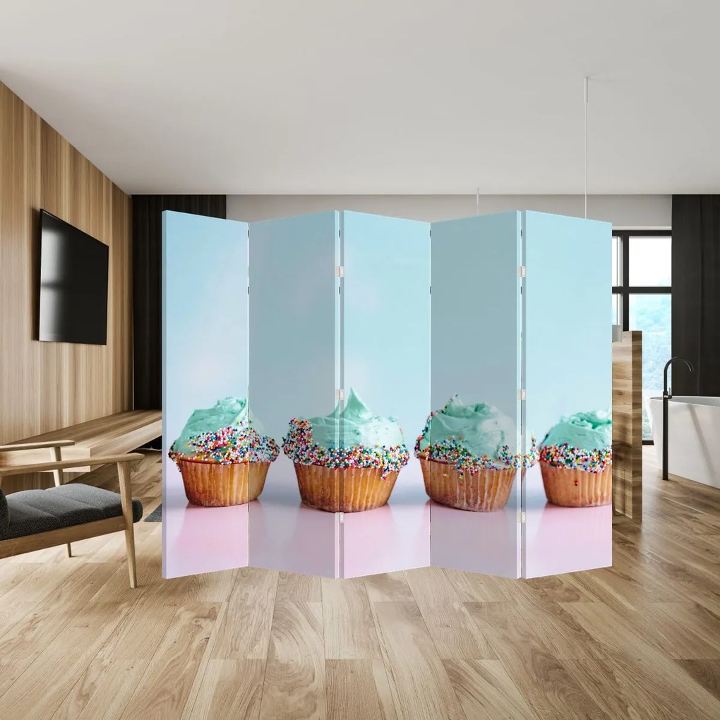 Parawan - Cupcakes (210x170 cm)