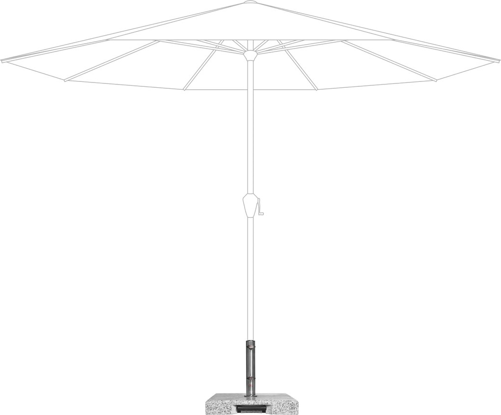 Doppler Granitowy stojak TROLLEY 30 kg