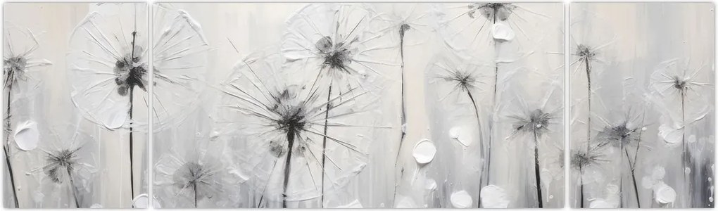 Obraz - Mlecze, malarstwo (170x50 cm)
