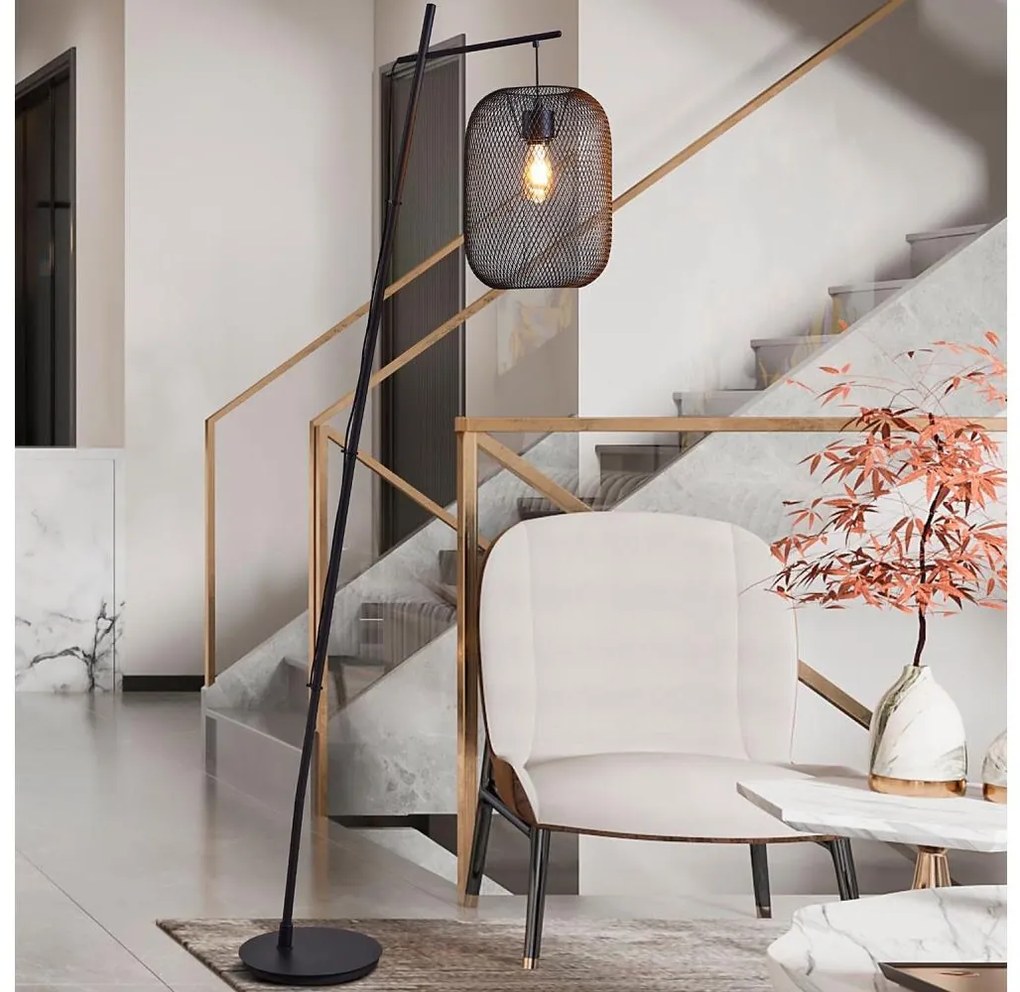 Eglo 32468 - Lampa stojąca WRINGTON 1xE27/60W/230V