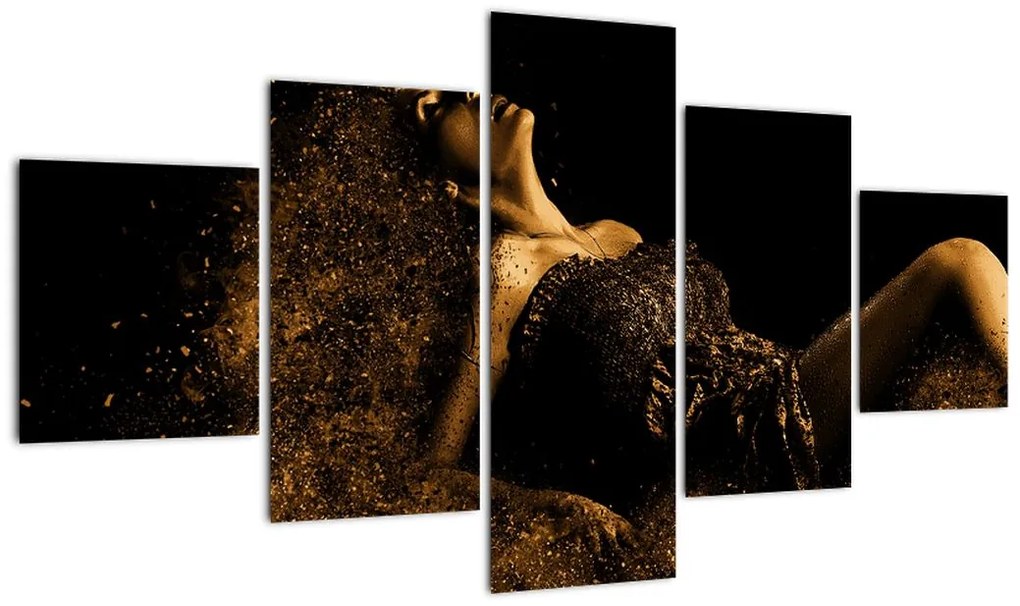 Obraz - Kobieta ze złota (125x70 cm)