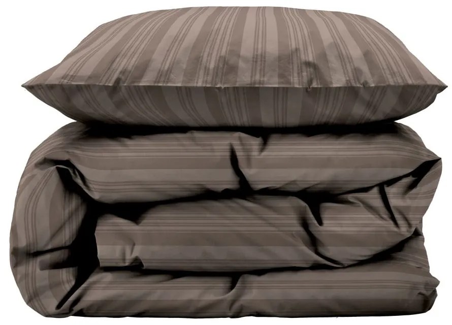 Szarobrązowa adamaszkowa pościel jednoosobowa 140x220 cm Noble – Södahl