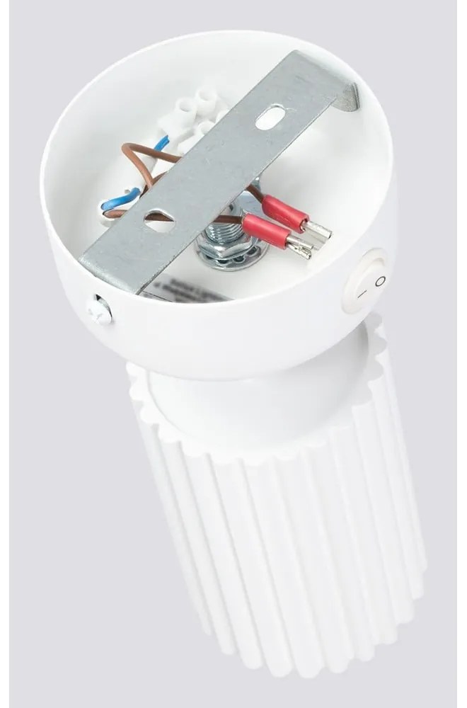 Biała lampa punktowa 8x16 cm Gleam – Sollux