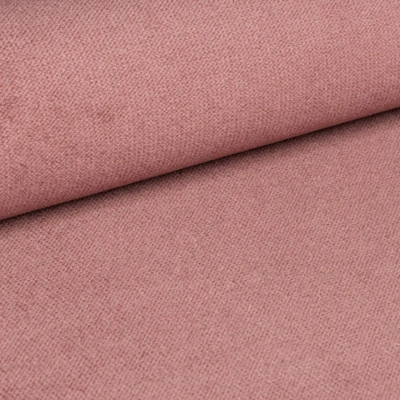 Łóżko tapicerowane COMFINO VELVET z wysuwanym miejscem do spania 120x200 cm, różowe