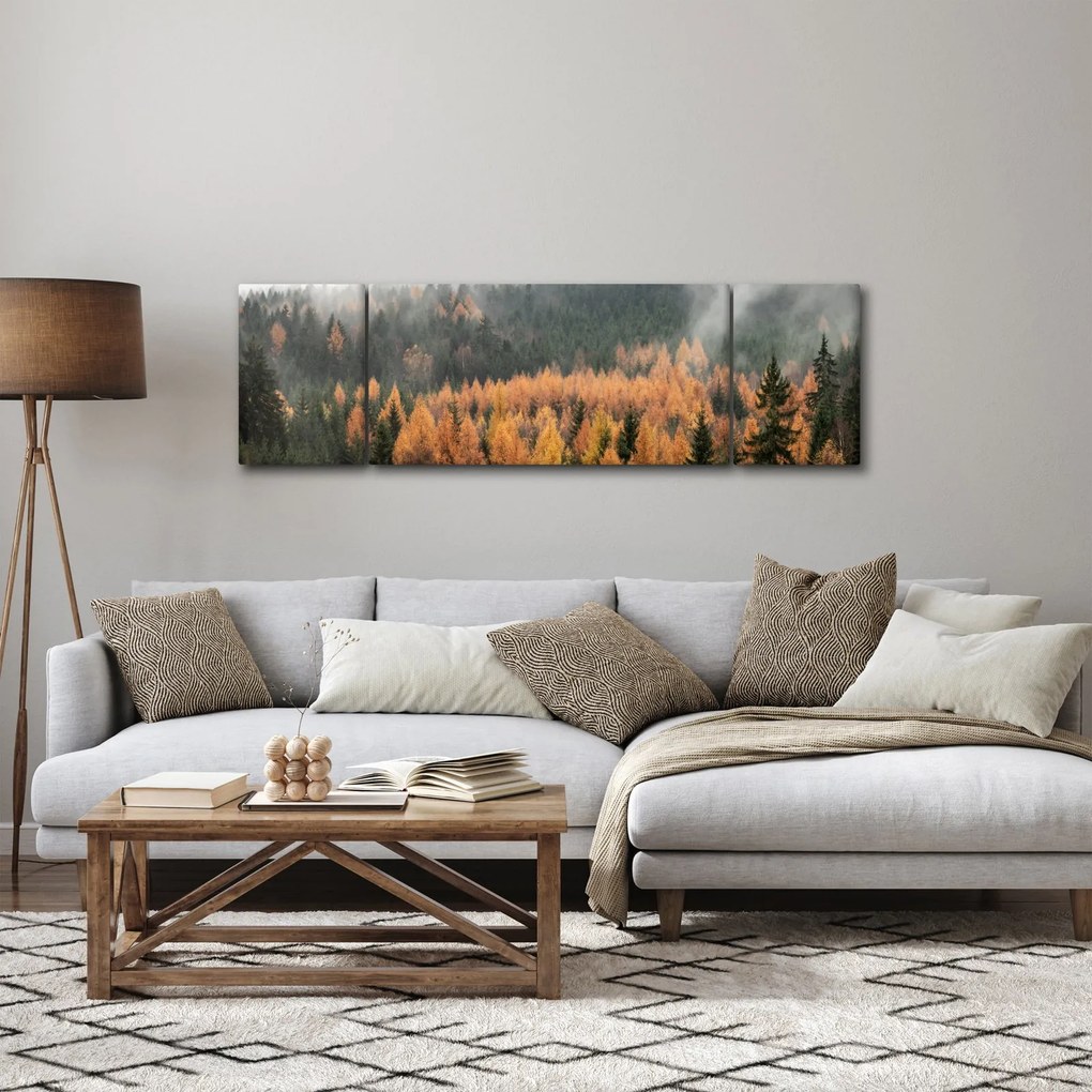 Obraz - Jesienny las (170x50 cm)