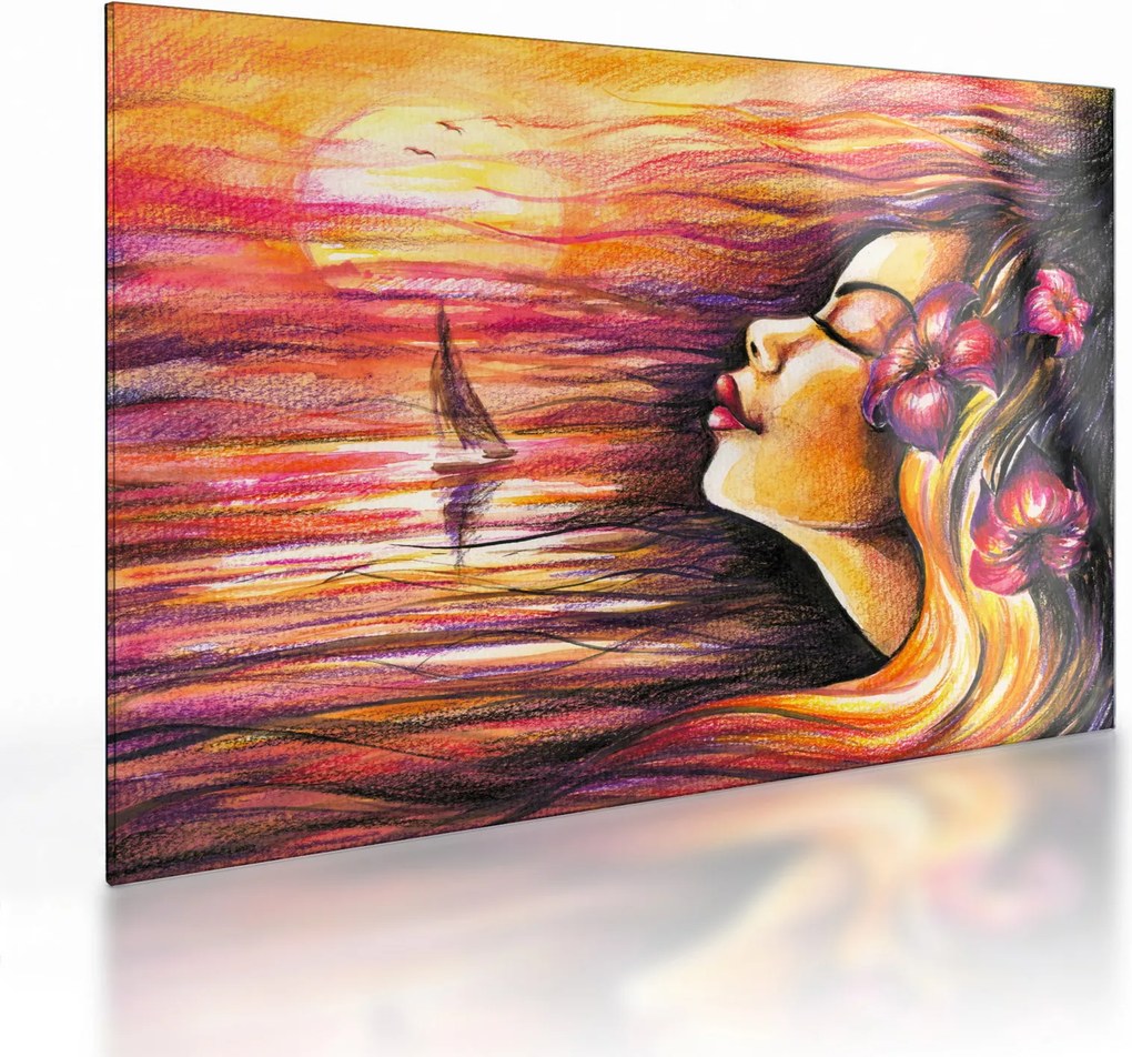 Obraz na szkle - Wspomnienia lata (70x50 cm)