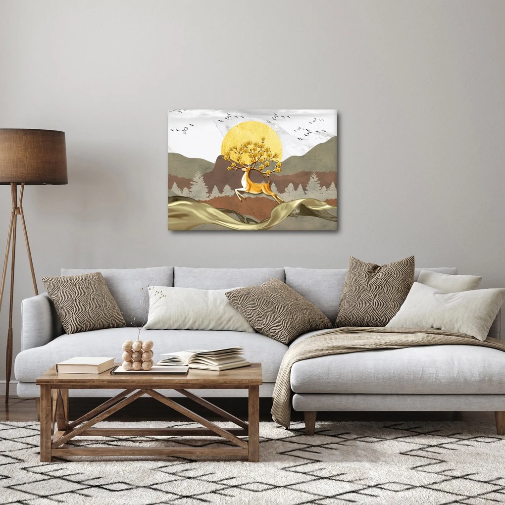 Obraz jelenia (70x50 cm)