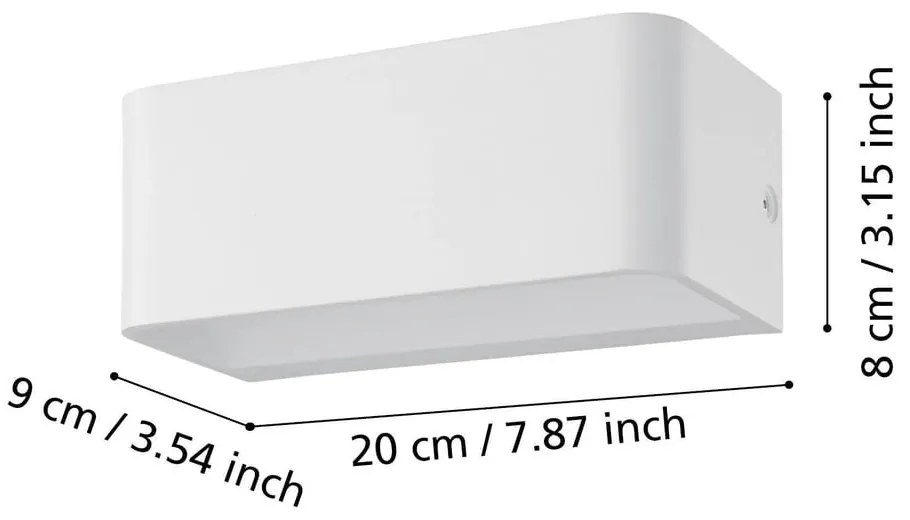 Biały kinkiet LED SANIA 4 – EGLO