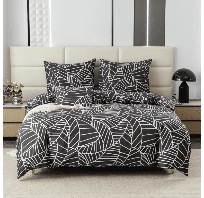 PrzytulneMieszkanie.pl PrzytulneMieszkanie.pl Pościel z mikrofibry CHARCO szara Rozmiar pościeli: 70 x 90 cm | 140 x 200 cm