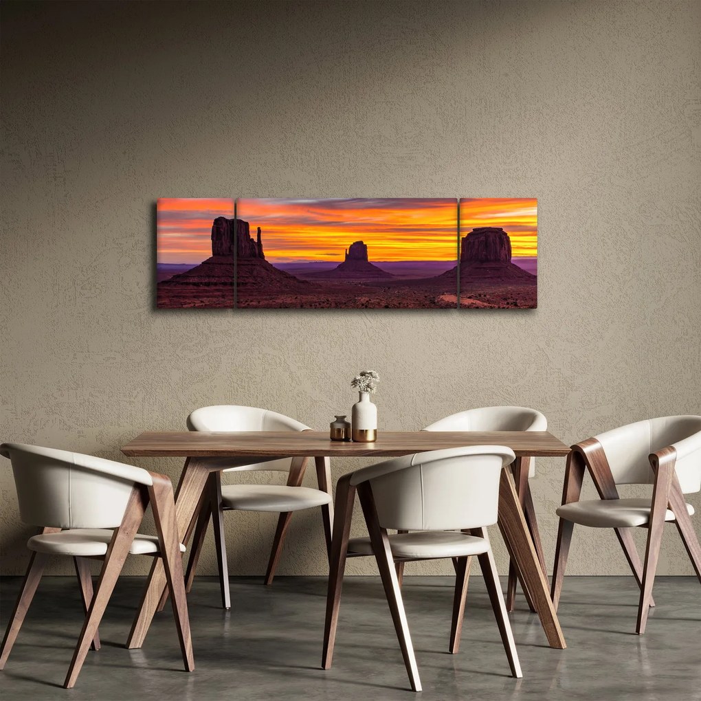 Obraz - Monument Valley v Arizonie (170x50 cm)