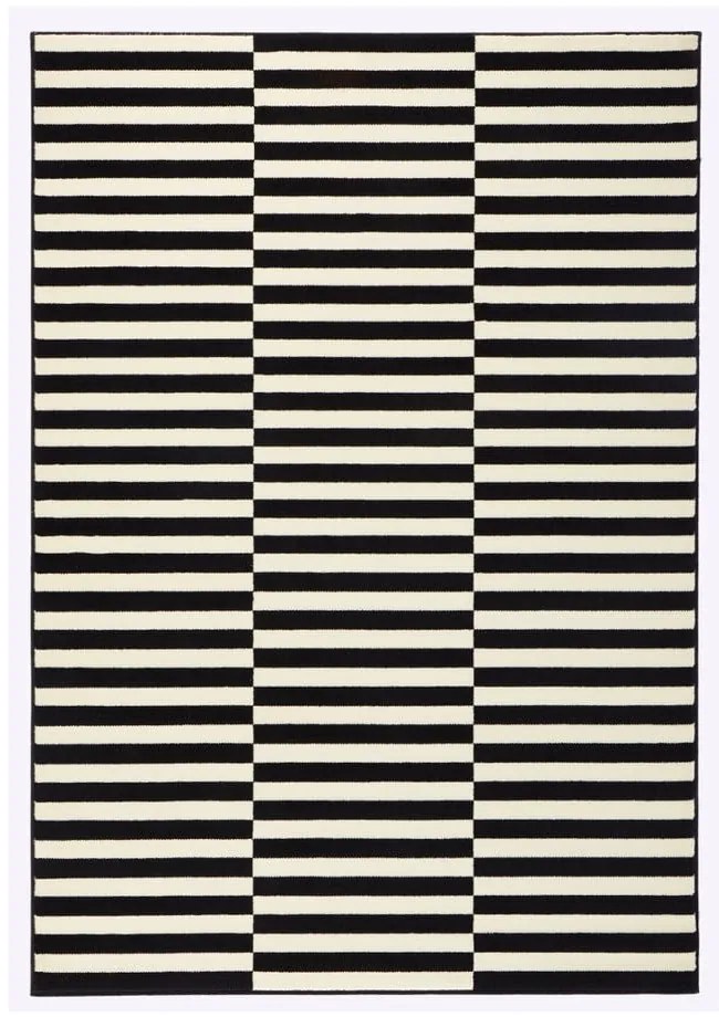 Czarno-biały dywan Hanse Home Gloria Panel, 120x170 cm