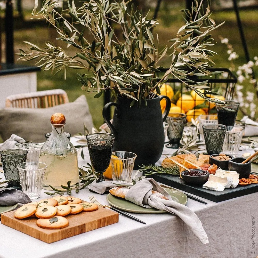 Ciemnoszary kieliszek do wina La Rochère Lyonnais, 230 ml