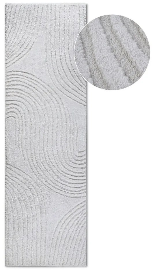 Kremowy chodnik 80x240 cm Pigment Cream White – Elle Decoration
