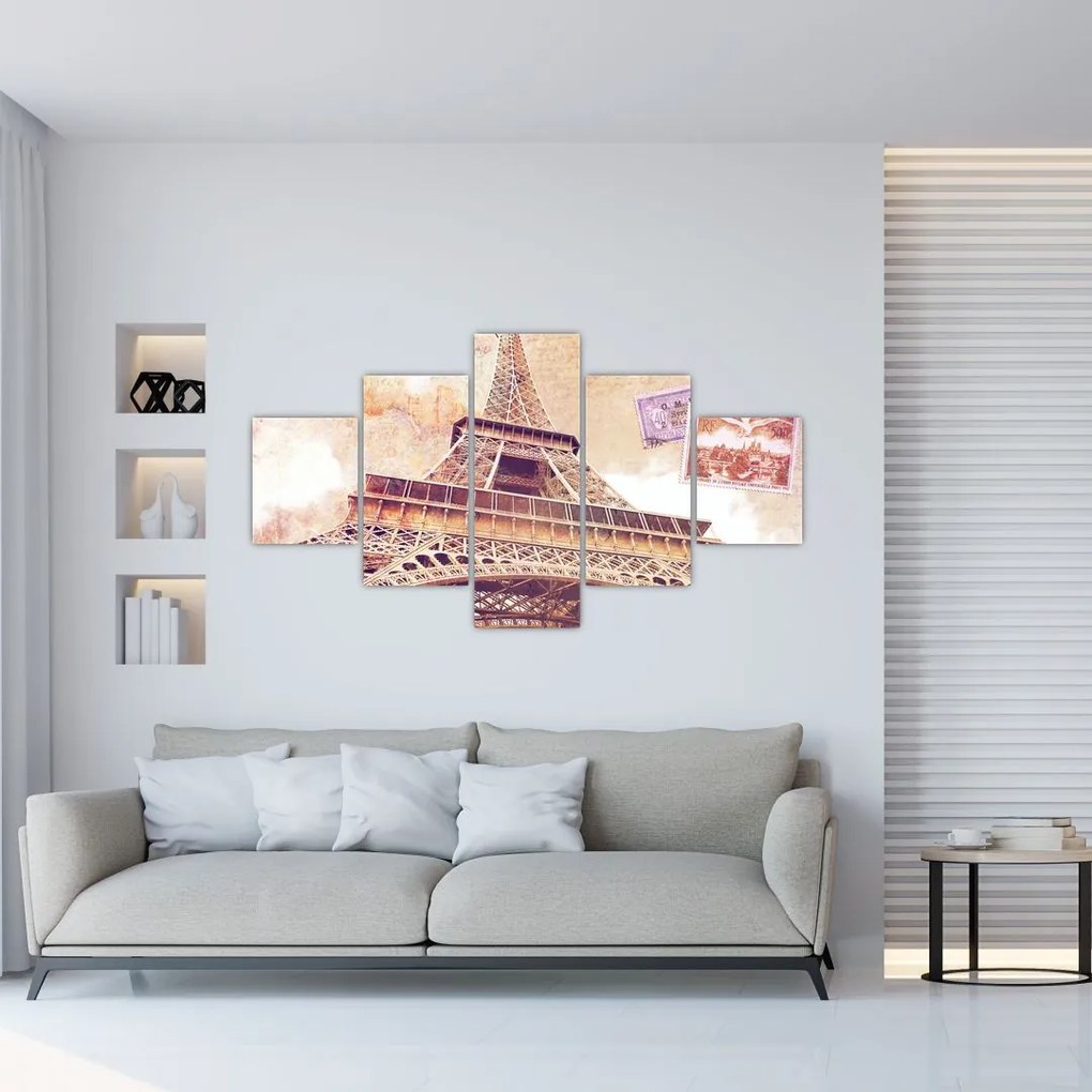 Obraz - Widok z Paryża (125x70 cm)