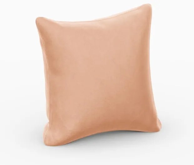 Różowa aksamitna poduszka do sofy modułowej Rome Velvet – Cosmopolitan Design