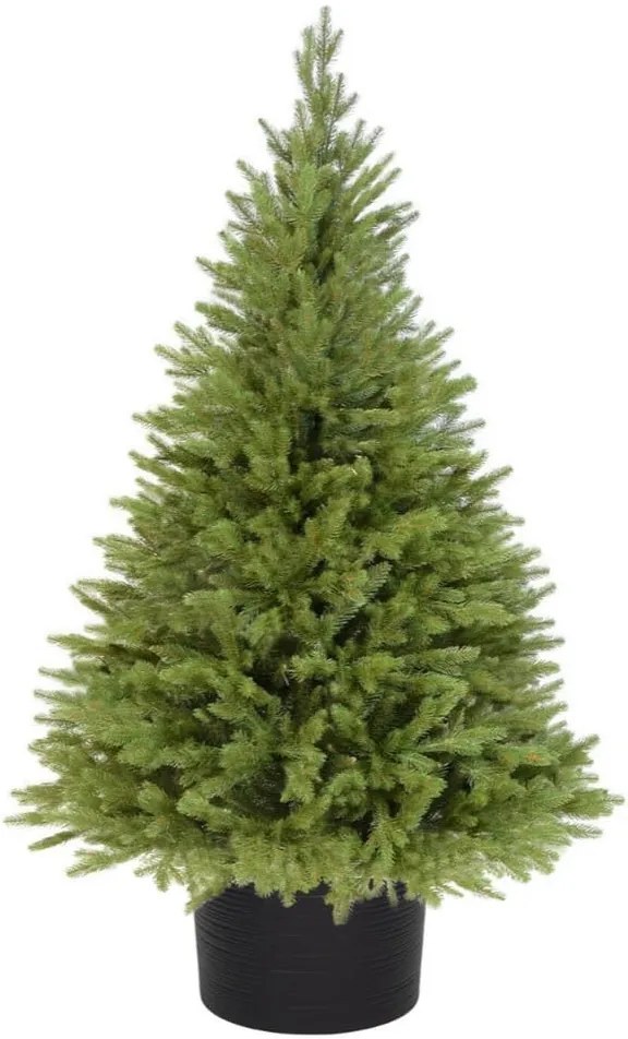 CHOINKA SZTUCZNA W DONICZCE OKRĄGŁEJ ŚWIERK KAUKASKI 160 CM