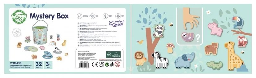 Woopie green tajemnicze pudełko dotknij i dopasuj fsc