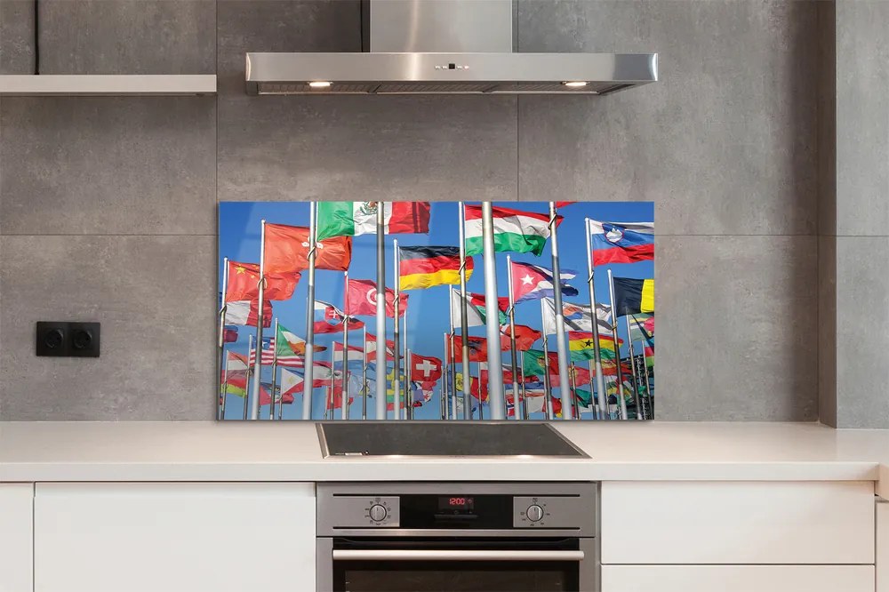 Szklany Panel Flaga Narodowa