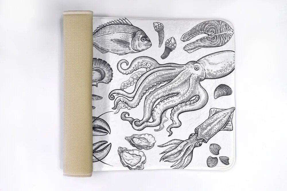 Dywanik łazienkowy Dywanik łazienkowy Morskie Zwierzęta