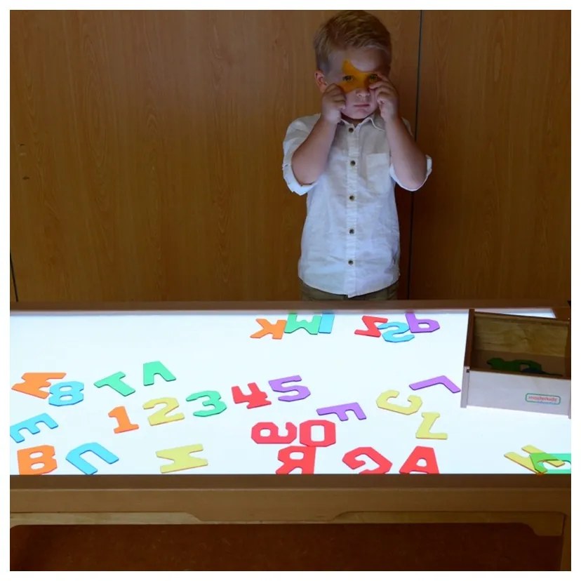 Masterkidz przezroczyste cyfry i litery 38 szt. montessori