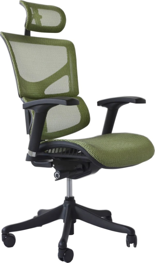 Ergonomiczny fotel biurowy z siateczki ErgoFly Sail, zgodny z normą BHP