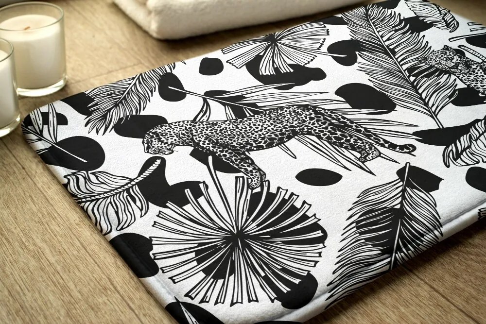 Dywanik łazienkowy Dywanik łazienkowy Lampart Sawanna