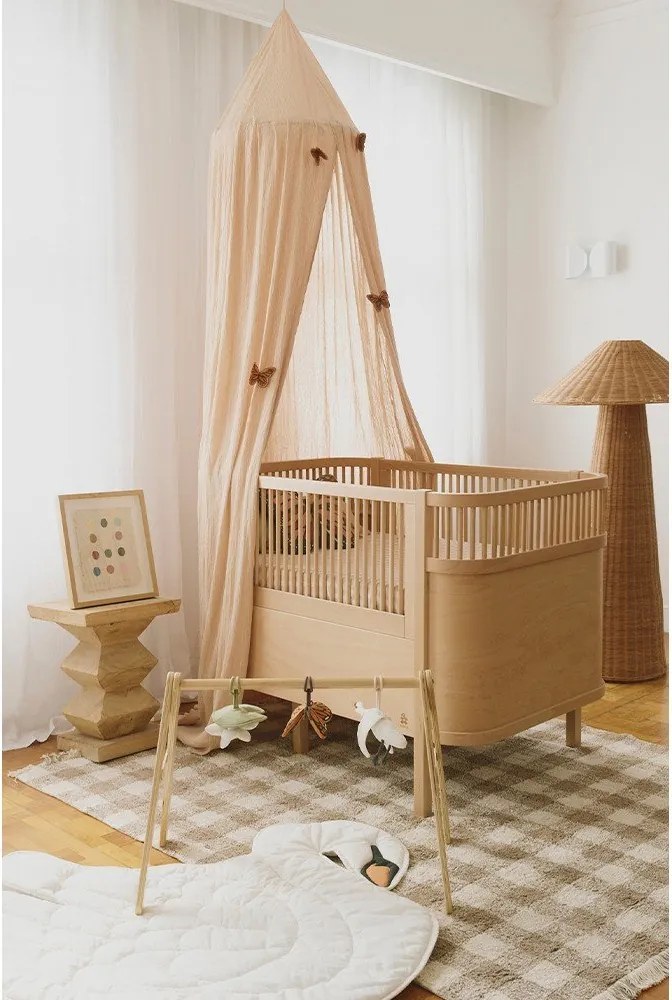 Kremowa mata do zabawy dla dzieci 100x110 cm Swan – Lorena Canals